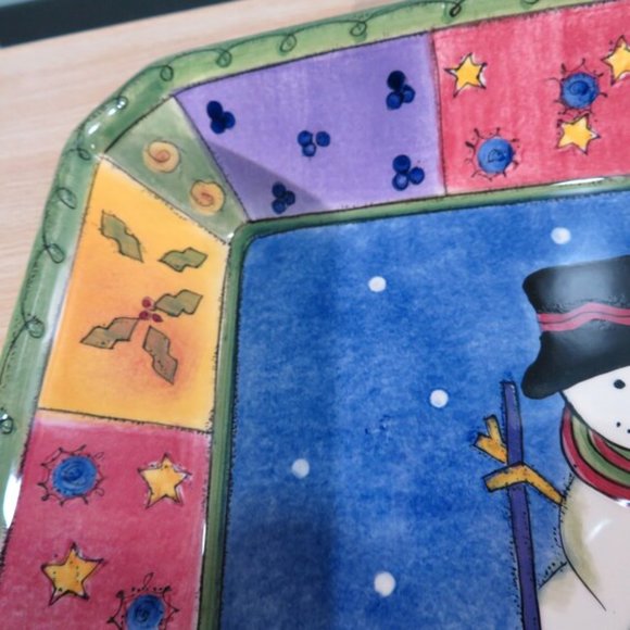 Snowman Plate by Sango designed by Sue Zipkin - Picture 4 of 9